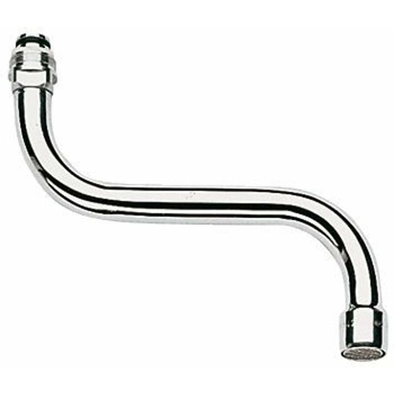 Pièces de rechange - Bec pour mitigeur mural de cuisine, chrome 13052000 - Grohe