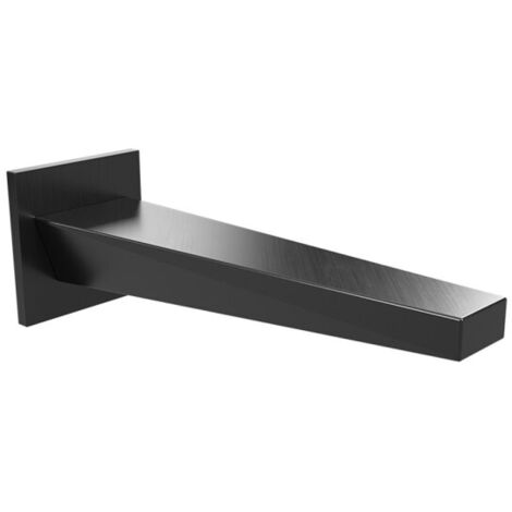 Bec de remplissage de baignoire Chromé Noir Brossé Fractal - CRISTINA ONDYNA FT48475