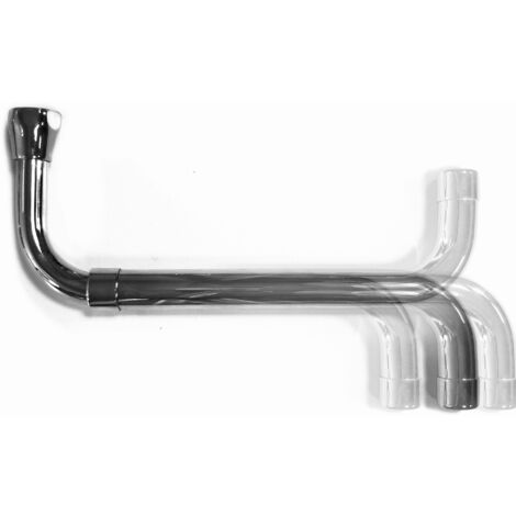 Bec de robinet extensible et réversible avec connexion universelle 3/4 cm de 20 à 40 - chromé