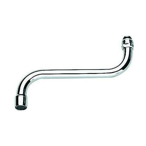 Bec de tuyau COSTA pour mélangeurs muraux de cuisine, saillie 200 mm chromé GROHE