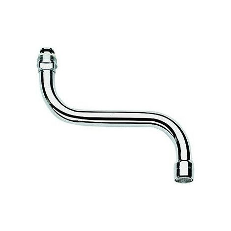 Bec de tuyau COSTA pour mélangeurs muraux de cuisine, saillie 200 mm chromé GROHE