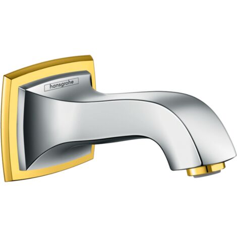 Bec déverseur baignoire HANSGROHE Metropol Classic chromé et or