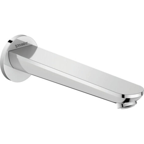 Bec déverseur pour baignoire Duravit Wave, saillie 202 mm,