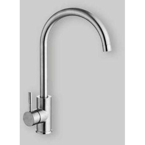 Bec d'évier monocommande inox L Ø 35