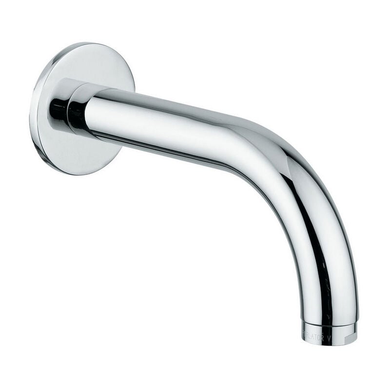 Bec fixe mural en tube de laiton Idral