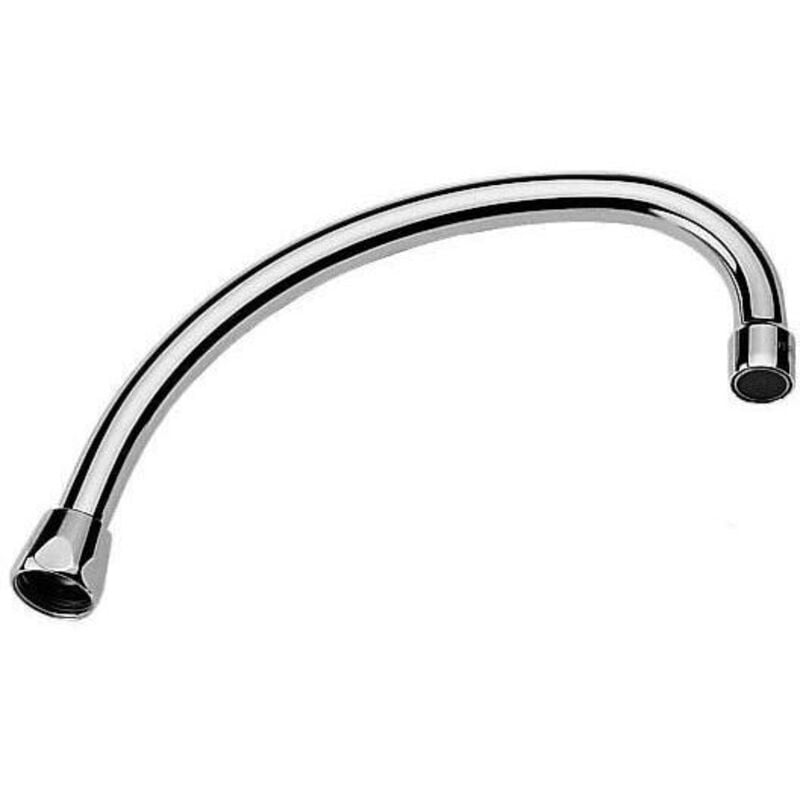 Bec déverseur unibec forme de s avec aérateur - entraxe: 250MM - filetage 1/2