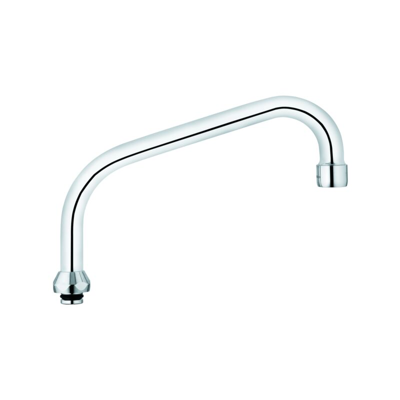 Sortie de tuyau Medi-Mix hu 7541305-00 avec mousseur m 22 x 2000 / a , pivotante , chromé - Kludi