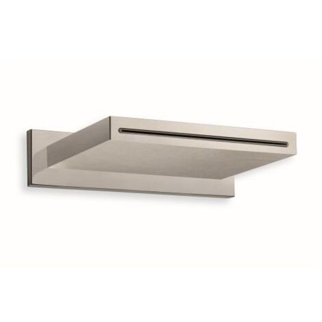 BEC MURAL CASCADE 20 CM SAILLIE 14 CM 100 % INOX - CRISTINA ONDYNA BD32128