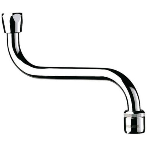 universel horizontal Delabie F1/2" L200mm H120mm orientable mural