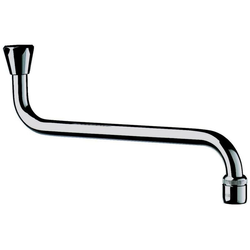 Bec évier dessous horizontal Raccords f 3/4'(20x27) - Longueur : 150mm