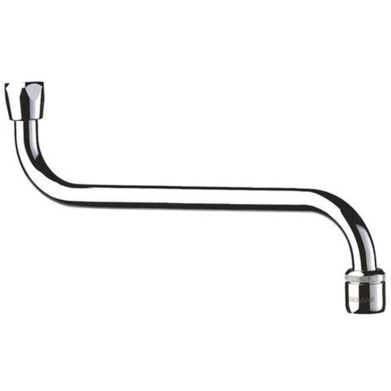 Bec universel par dessous chrome Delabie