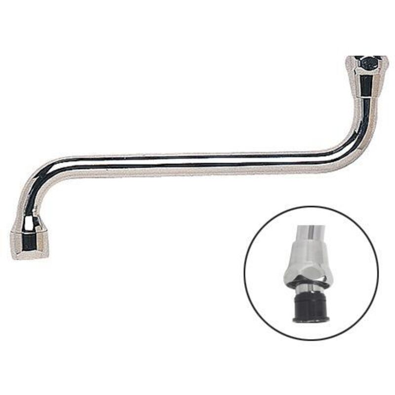 Bec standard par dessous chrome