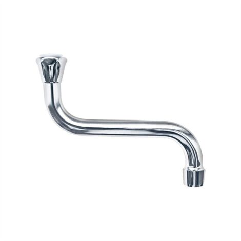 Bec universel S pour évier avec siège plat 3/4" 250 mm Tecom
