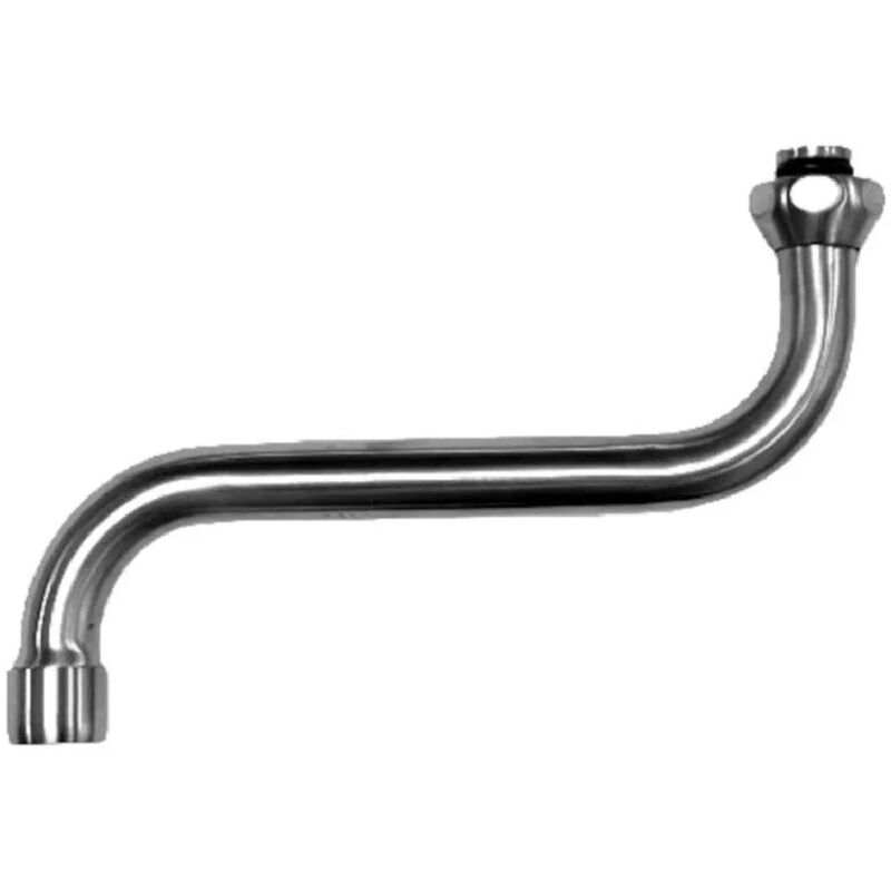 Bec verseur 20x27 pour mélangeur d'évier mural Tiffany 1860NS, longueur 220 mm