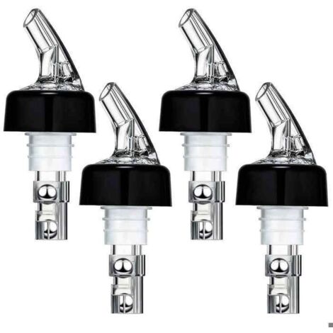 Bec verseur automatique pour bouteille, doseur rapide pour boissons, vin, cocktail, outils de bar à domicile - 1 oz/30 ml (lot de