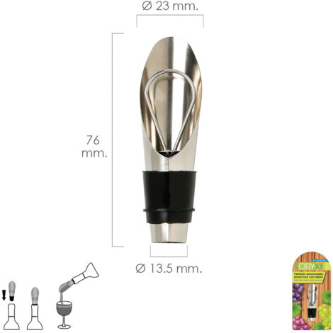 Bec verseur en acier inoxydable avec bouchon