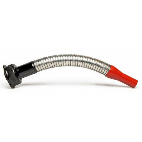 Bec verseur flexible avec filtre pour jerrycan métal