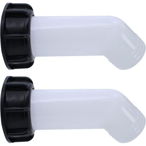 Bec verseur IBC avec écrou, raccord de buse de réservoir d'eau S60x6, bouchon de valve de buse de réservoir, filetage interne pour réservoirs d'eau IBC