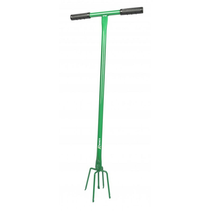 Ribimex - Bêche à griffes PRGB1 pour aérer la terre 5 dents hauteur 1m