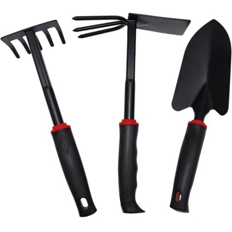 BECHE ALIMENTATION OUTILS DE JARDIN - ACCESSOIRES OUTILS DE JARDIN Lot de 3 outils de jardinage manuels en acier inoxydable