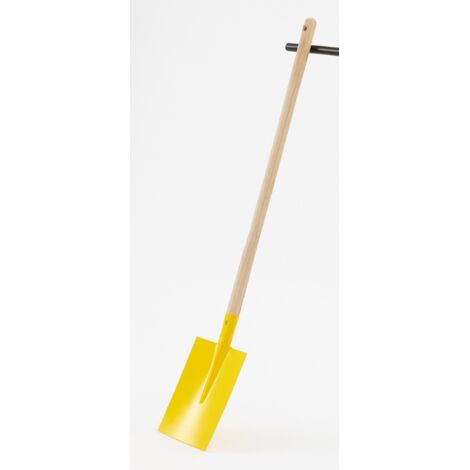Bêche carré acier manche bois L.100 cm