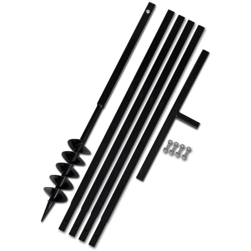 Bêche et tarière manuelle 100 mm avec rallonge mèche outils garage atelier bricolage