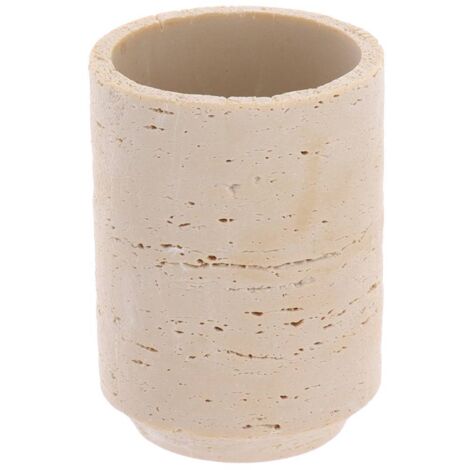 Becher aus polyresin in travertinoptik 300ml - travertin - Tendance