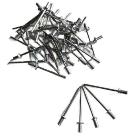 Becher-Blindnieten 3,2x7,0 mm Alu/Edelstahl Typ 5881 VPE 100 Stck