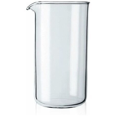 Becher verre borosilicate transparent de rechange pour cafetiere à presse française – Capacité 0,35L (12 oz)