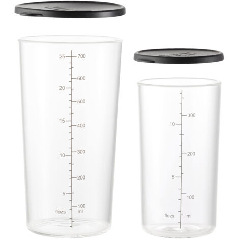 Becherset Glas zu Zauberstab 700 und 400 ml