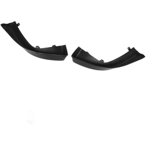 Becquet d'angle DE pare-chocs avant noir, 2 pièces, séparateur DE remplacement pour Mitsubishi Lancer DE GTS ES VR‑ X Aspire