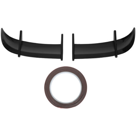 Becquet de coffre arrière de voiture, 2 pièces, Style AK, réduction de la pression du vent, aileron de queue adapté aux modèles MK6, noir brillant