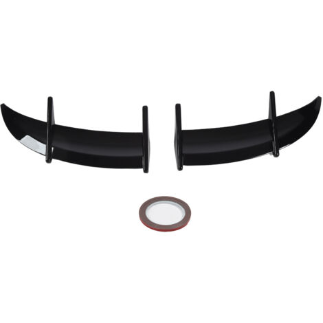 Becquet de coffre de voiture, garniture de lèvre d'aile supérieure de fenêtre de toit arrière de voiture pour MK6 noir brillant