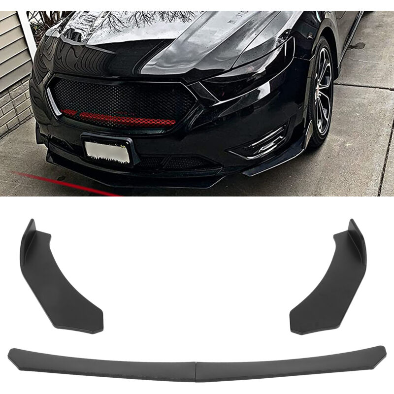 Becquet de lèvre de pare-chocs avant gauche droite noir mat de remplacement pour F10/F11 520i 528i 535i 550i tous les modèles - Aiducho