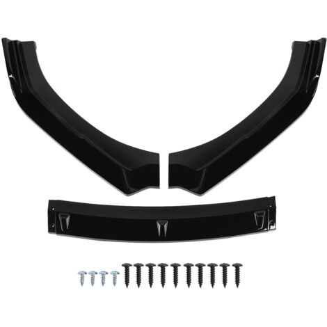 Becquet de pare-choc avant à 3 sections, Kit de carrosserie séparateur noir brillant pour BRZ ZN8 ZD8 deuxième génération 2021 à 2024