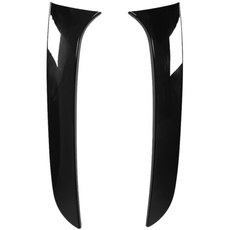 Becquet latéral de fenêtre arrière, 2 pièces, noir brillant ABS anti-vieillissement de remplacement pour série 1 F20 F21 2012 – 2019