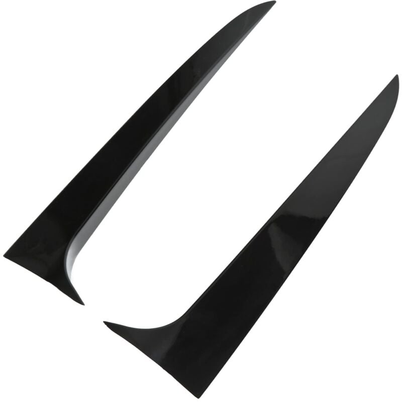 Zoternen - Becquet latéral de lunette arrière, paire de garnitures de becquet arrière en abs, aile gauche droite, noir brillant, pour X3 F25 2011-2017