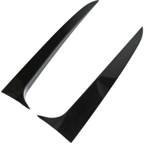 Becquet latéral de lunette arrière, paire de garnitures de becquet arrière en ABS, aile gauche droite, noir brillant, pour X3 F25 2011-2017