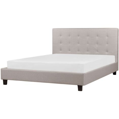 Bed Fabric LA ROCHELLE 160 x 200 cm (EU King Size) Light Grey