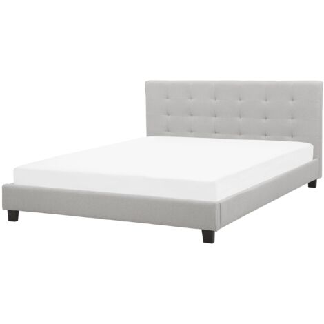 Bed Fabric LA ROCHELLE 180 x 200 cm (EU Super King) Light Grey