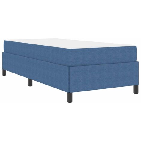 Bed Frame Blue 100 x 200 cm Corduroy fabric vidaXL