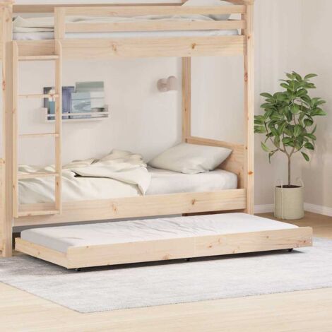 Bed Frame Brown 80 x 200 cm Solid Pine wood vidaXL