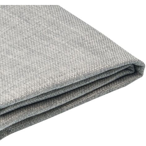 Bed Frame Cover FITOU 140 x 200 cm Light Grey
