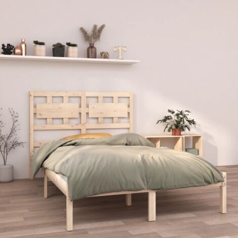 Bed Frame without Mattress 120x200 cm Solid Wood vidaXL