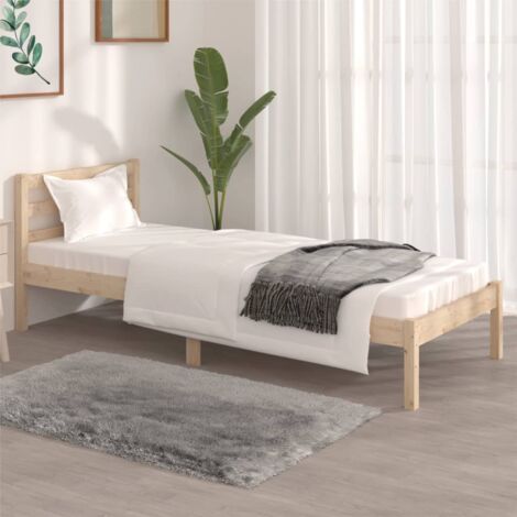 Bed Frame without Mattress 75x190cm Small Single vidaXL