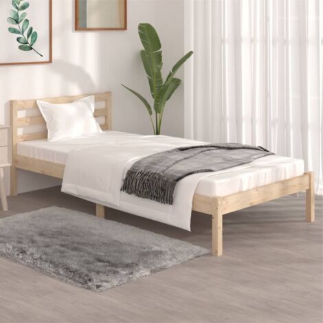 Bed Frame without Mattress 90x190cm Single vidaXL