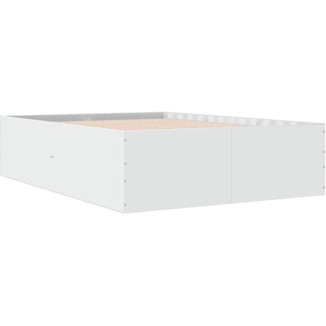 Bed Frame without Mattress White 140x200 cm vidaXL