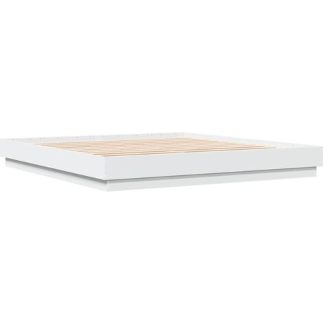 Bed Frame without Mattress White 180x200 cm Super King vidaXL