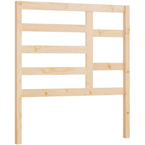 Bed Headboard 96x4x104 cm Solid Wood Pine vidaXL