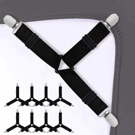 4pcs Anti-skid Triangle Bed Sheet Clip, Adjustable Mattress Sheet Straps, Bed  Sheet Grippers